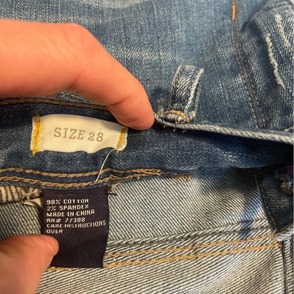 Madewell Women's Vintage Style Distressed Jeans Size 28/6 - Picture 7 of 10